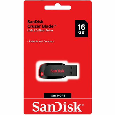 SanDisk 16GB Cruzer Blade detail view — available in Kenya at Trewrld KES 5,700, M-Pesa & free Nairobi delivery