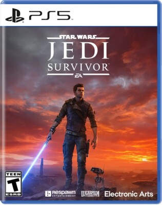 Sony PS5 Jedi: Survivor side view — available in Kenya at Trewrld KES 8,000, M-Pesa & free Nairobi delivery