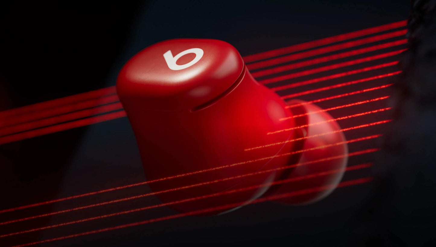 Closeup of Beats Solo Buds ventilation design