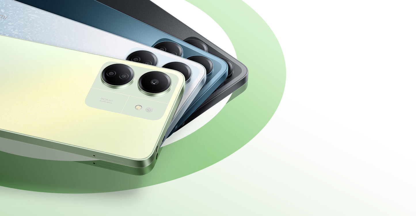 Xiaomi Redmi 13C official banner - 6.74 inch 90Hz display, 50MP AI camera