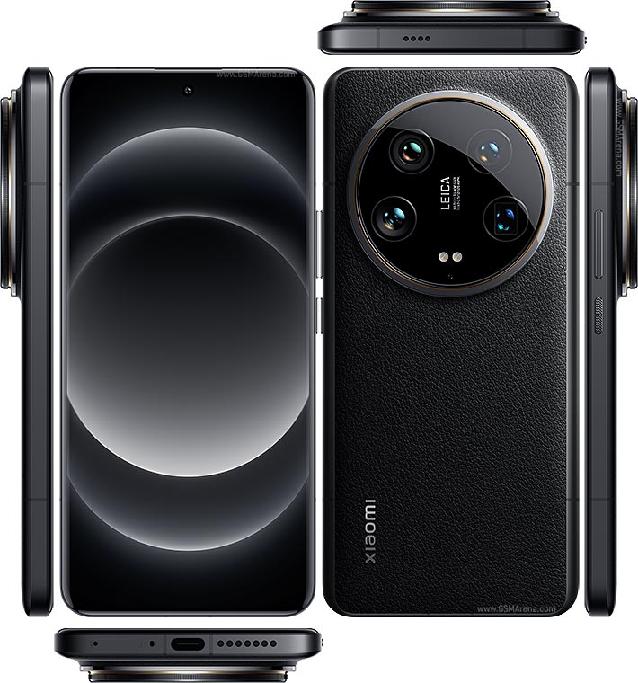 Xiaomi 14 Ultra official photo, front and back (via GSMArena)