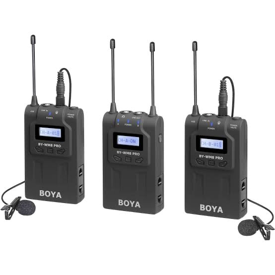 Boya BY-WM8 Pro-K2 UHF Dual Channel Microphone